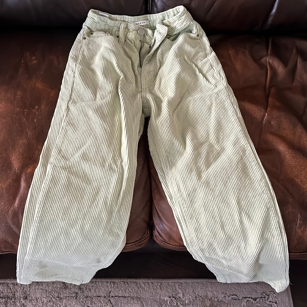 Green Pacsun corduroy jeans. Size 22.